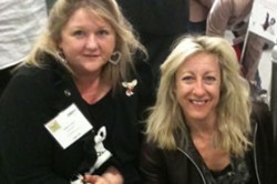 Josie chats to Anna Web and Molly at PATS Sandown Park Show 2011